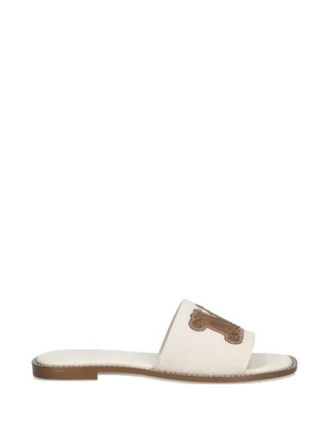 Max Mara sandalias con logo