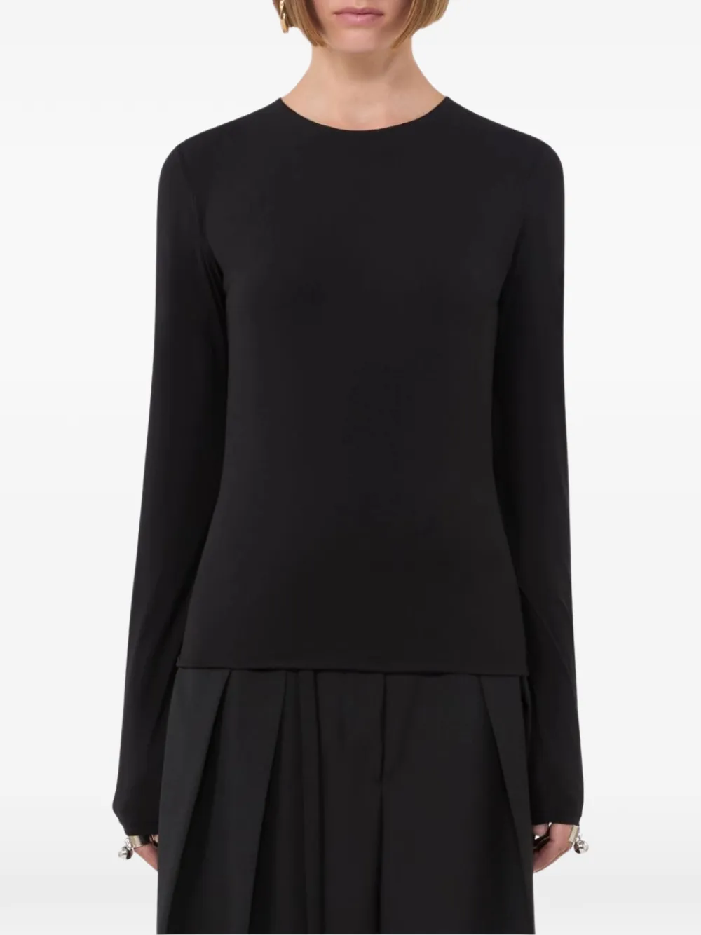  Sportmax Long-sleeves Sweater - Black 