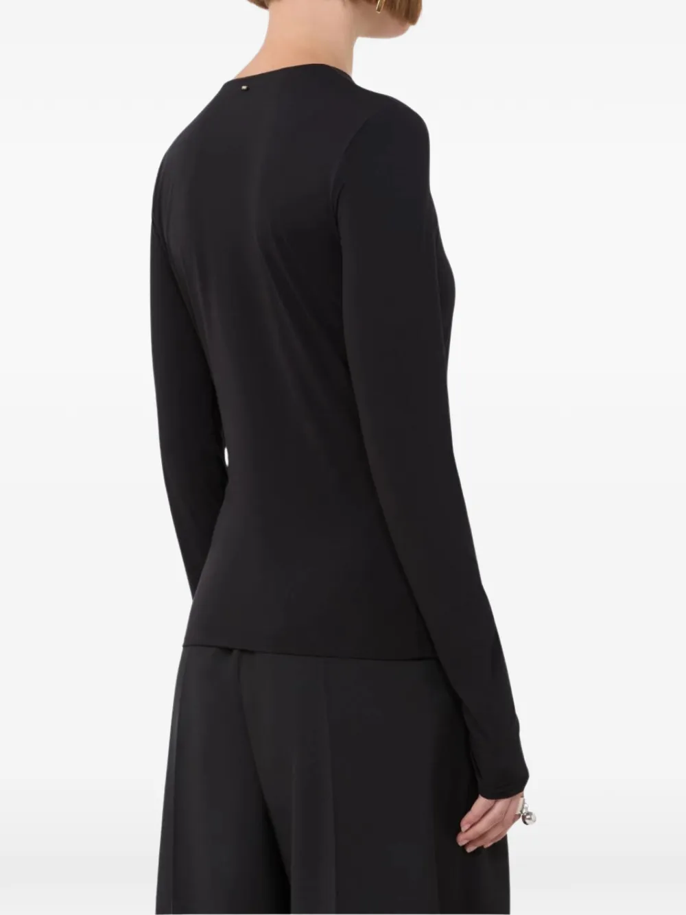  Sportmax Long-sleeves Sweater - Black 