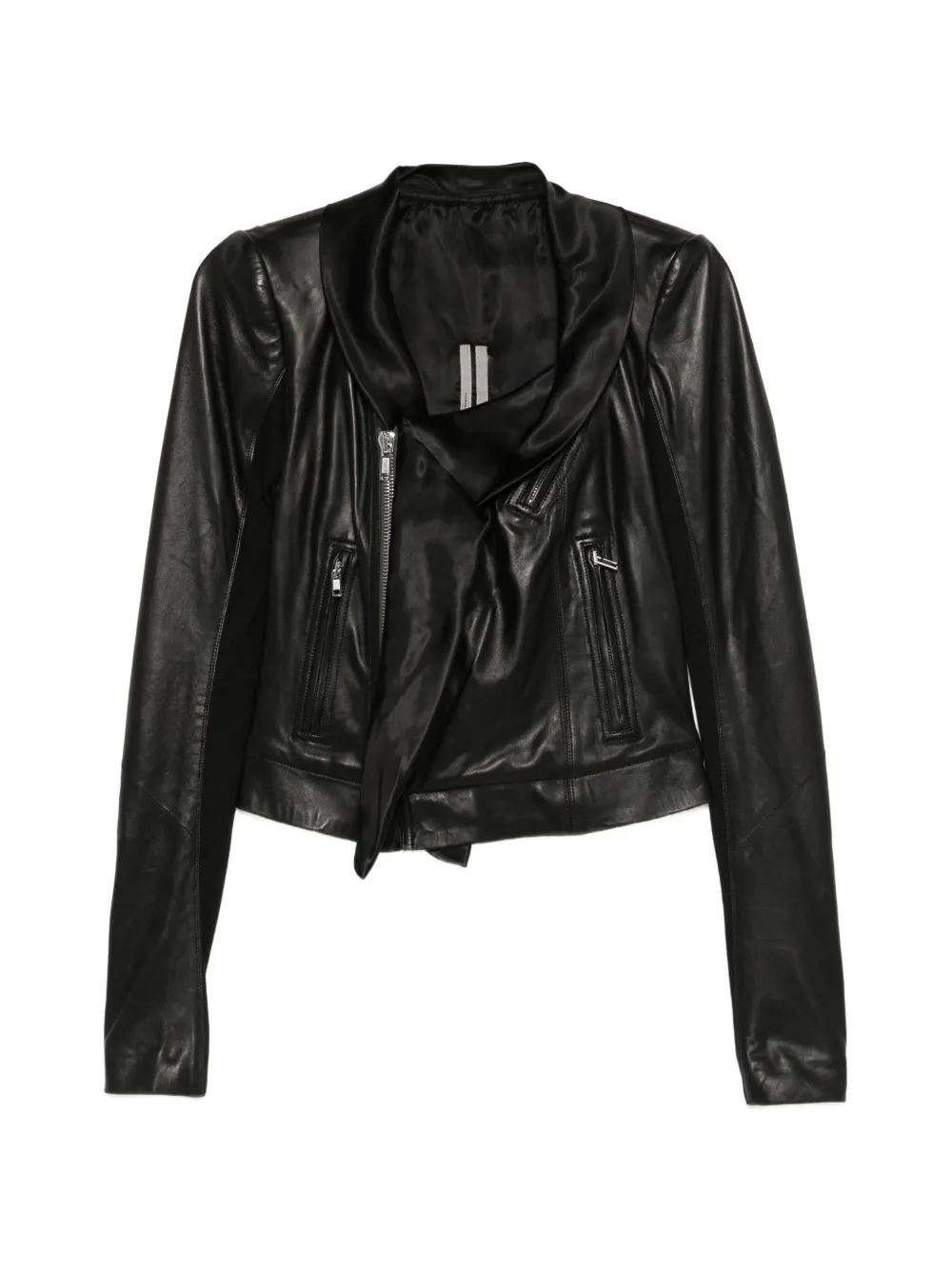 Rick Owens zip draped jacket - Nero
