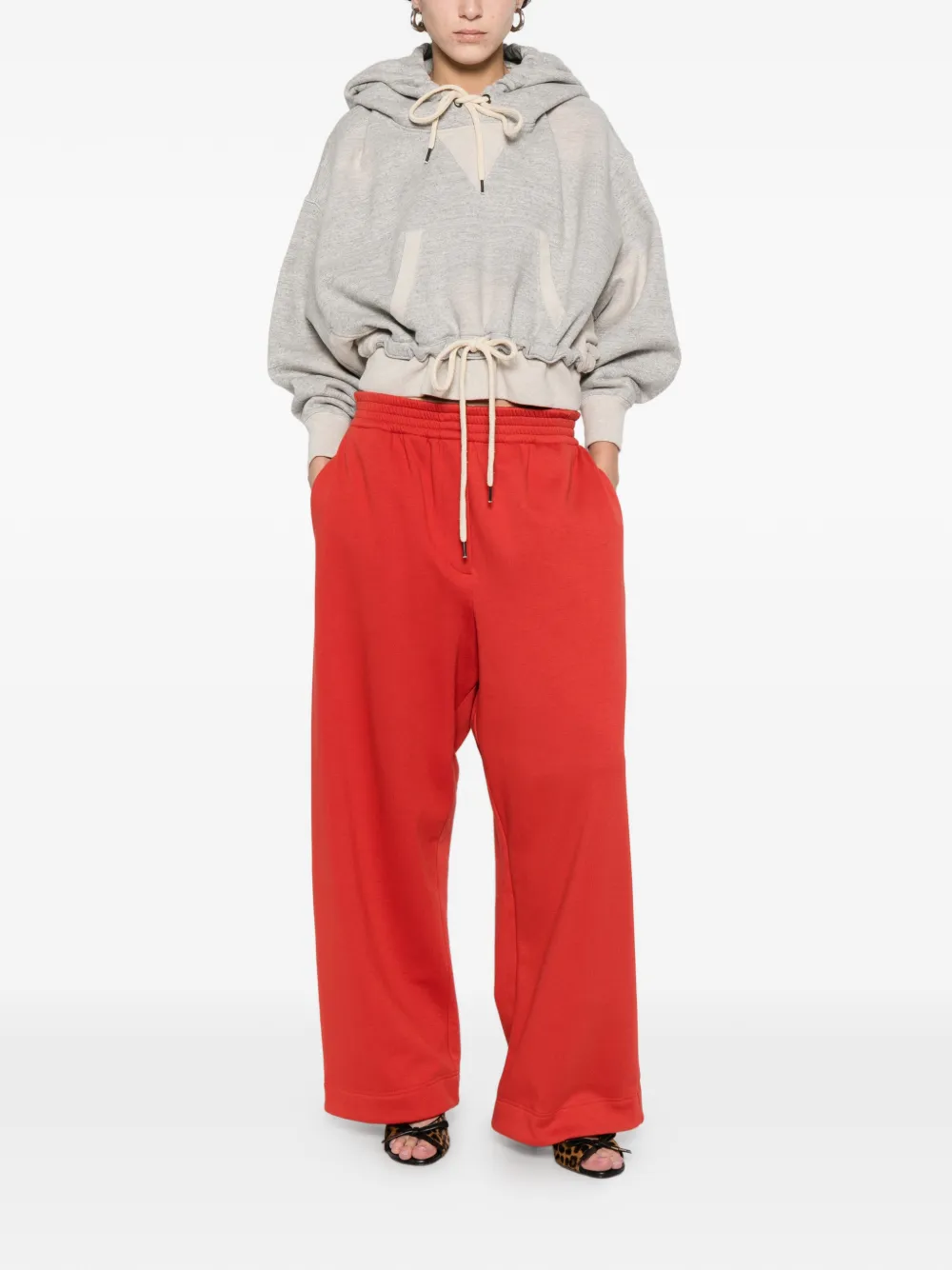 Magda Butrym Elastische broek Rood