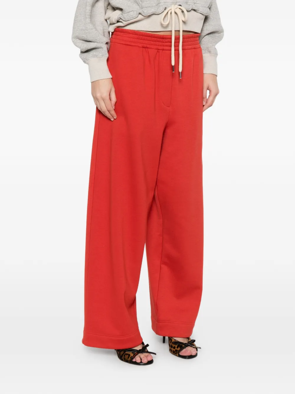 Magda Butrym Elastische broek Rood