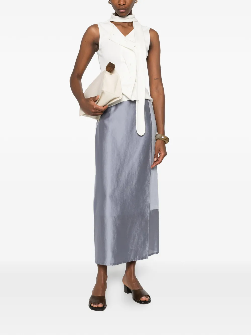  R2w Amora Midi Skirt - Blue 