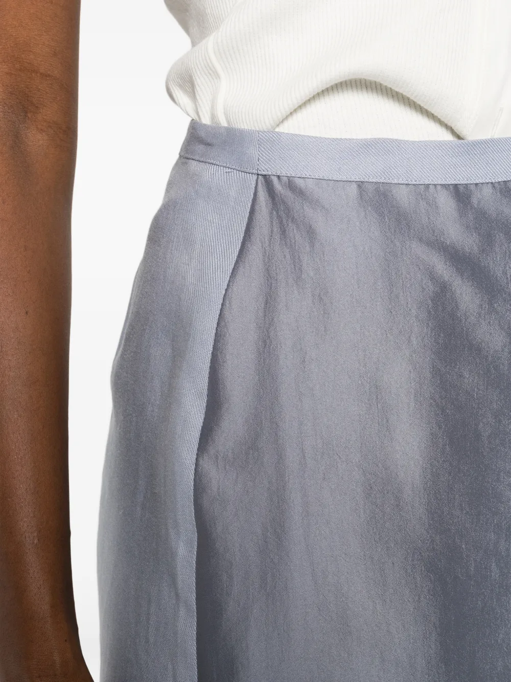 R2W Amora midi-rok Blauw