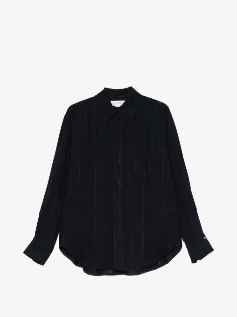 Victoria Beckham camisa con motivo de rayas