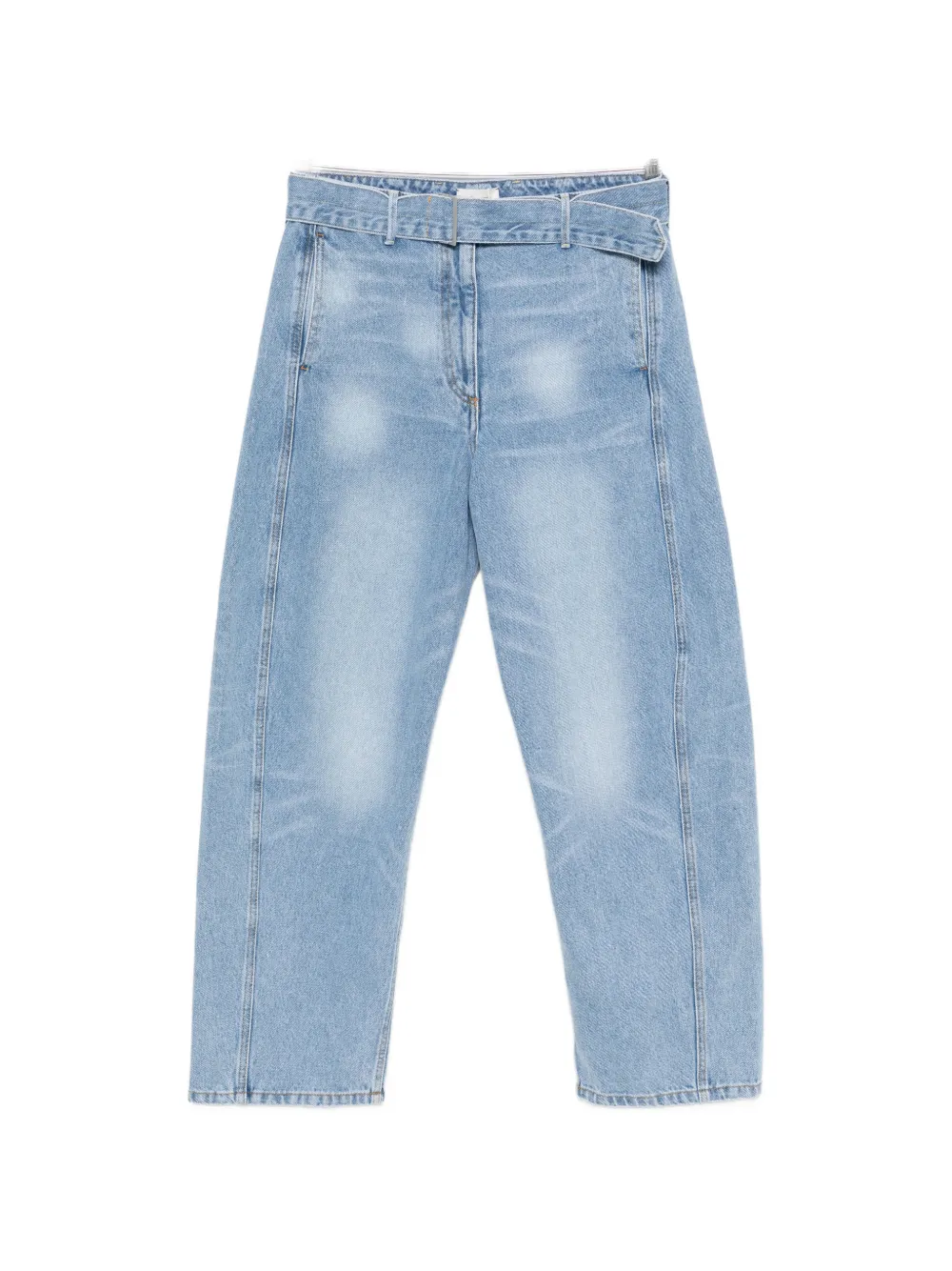 Magda Butrym belted jeans - Blu