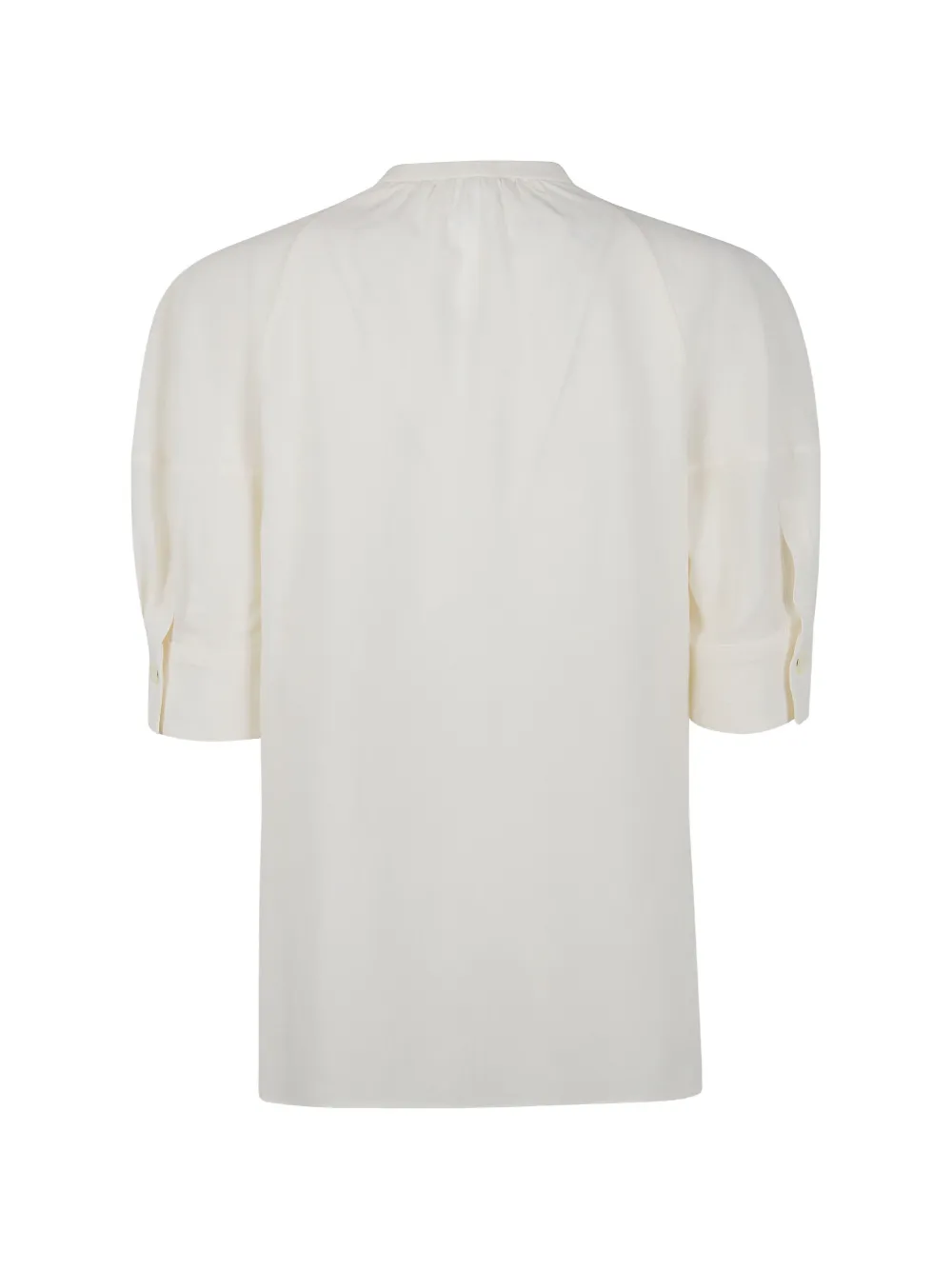  Mantu Tie-neck Shirt - White 