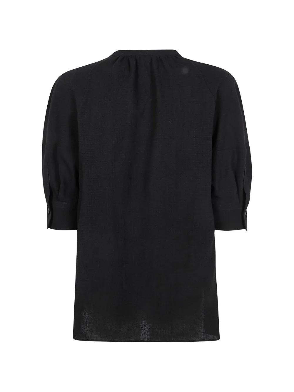  Mantu Tie-neck Shirt - Black 