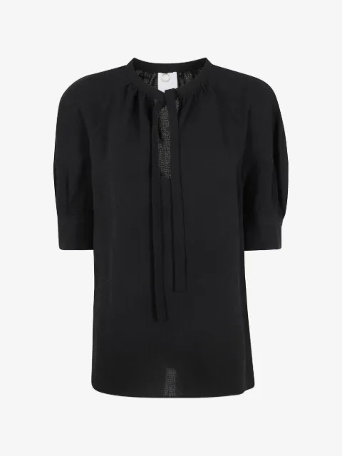 Mantu tie-neck shirt