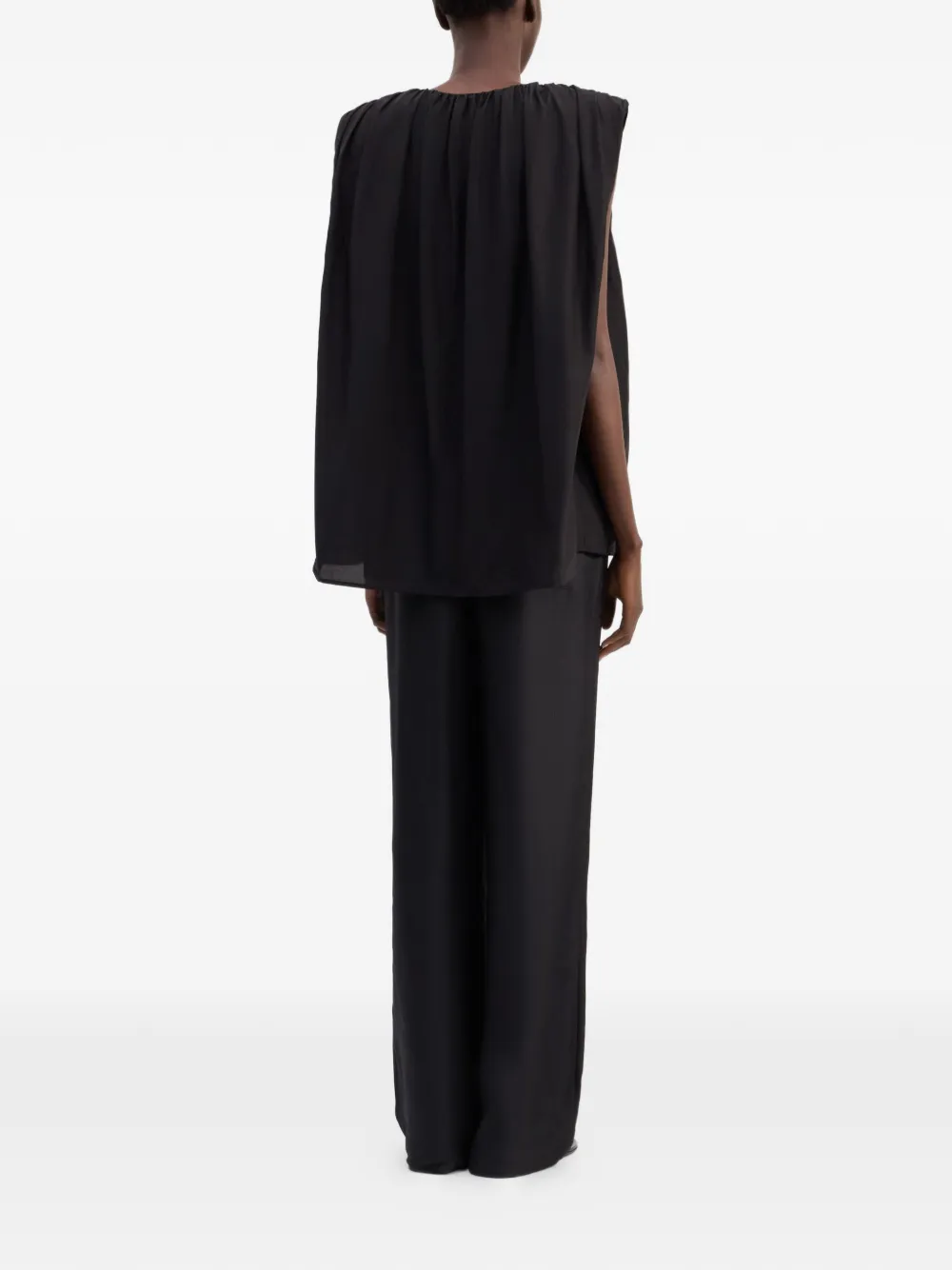 LouLou de Saison Top met knoopsluiting Zwart