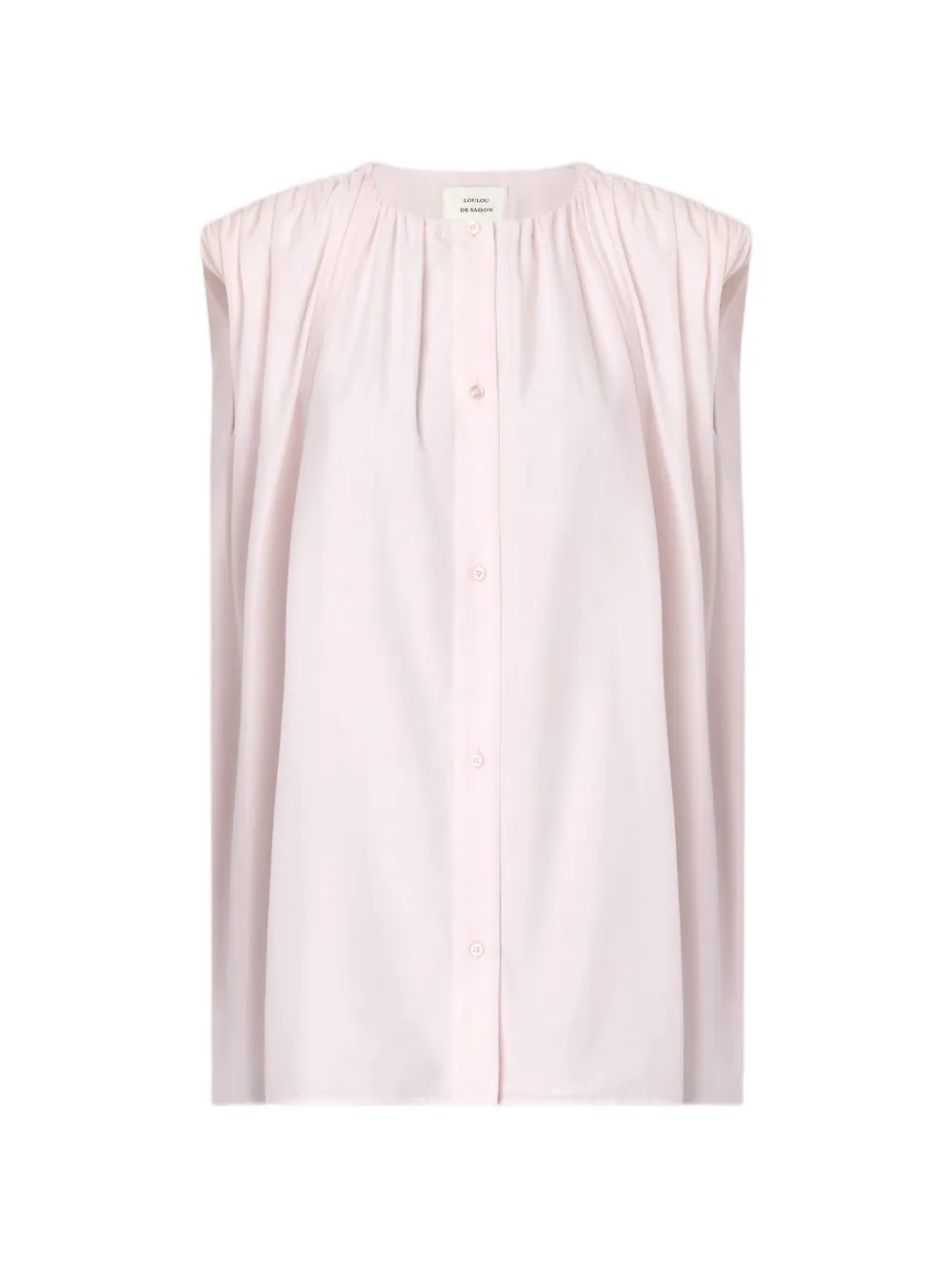LouLou de Saison Top con bottoni - Rosa