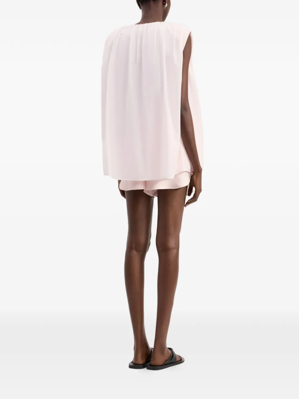 LouLou de Saison Top met knoopsluiting Roze