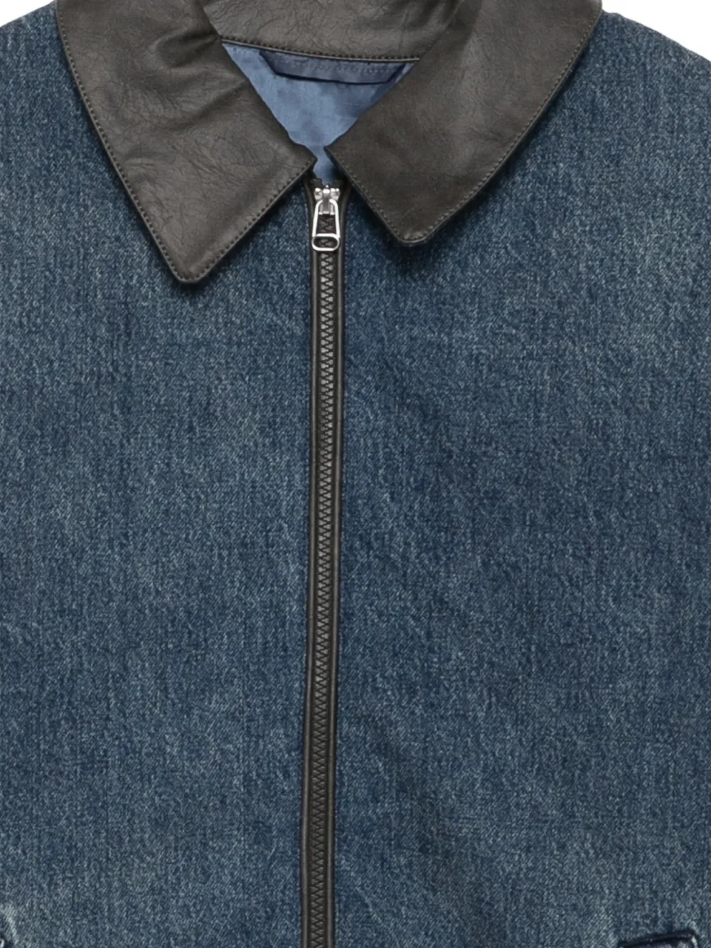 CROQUIS Denim jack met rits Blauw