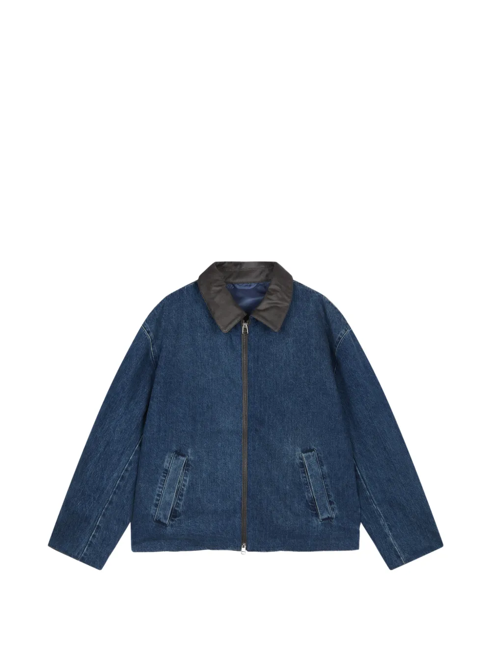 CROQUIS Denim jack met rits Blauw
