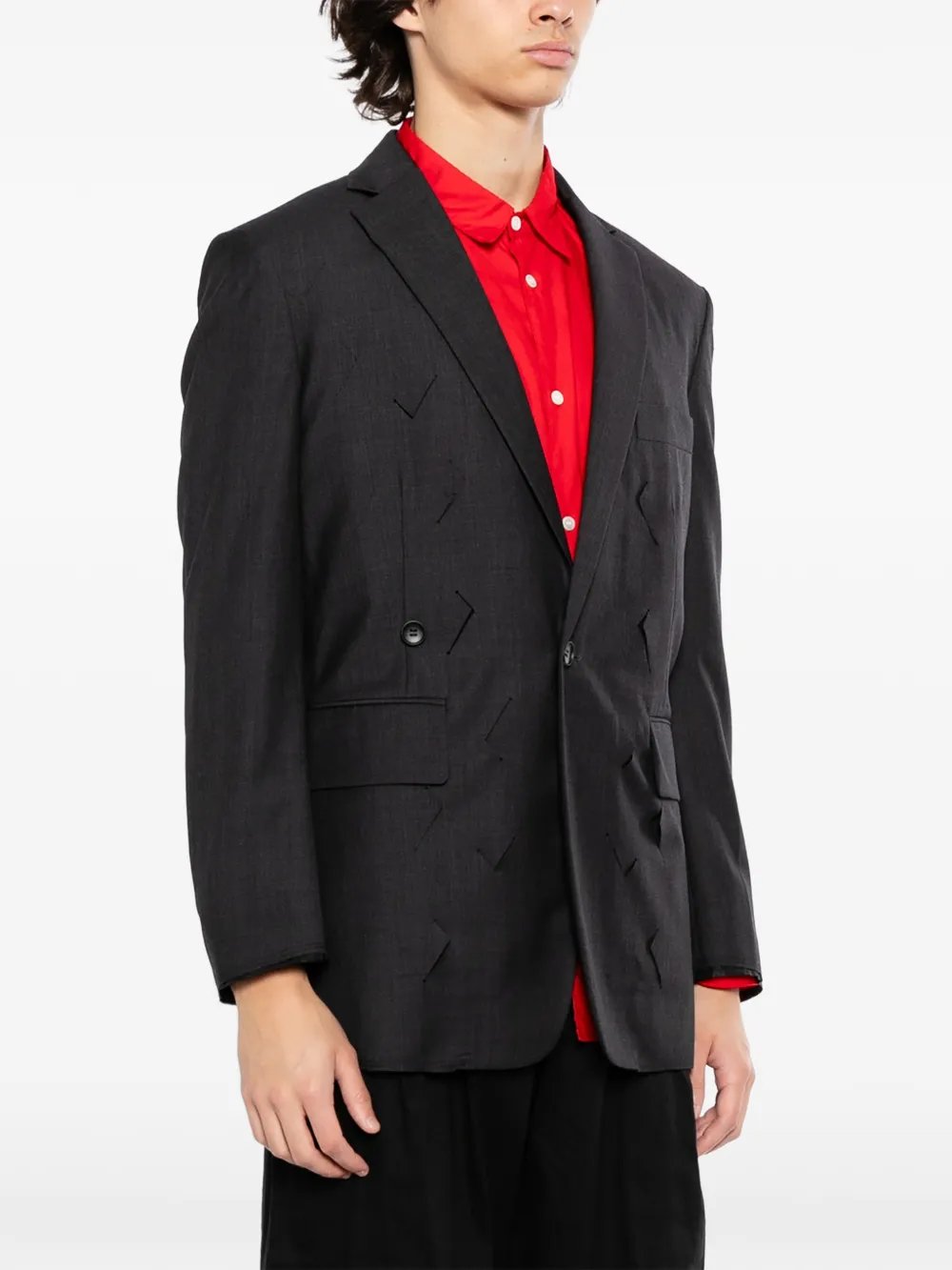  Croquis Single-breasted Blazer - Grey 