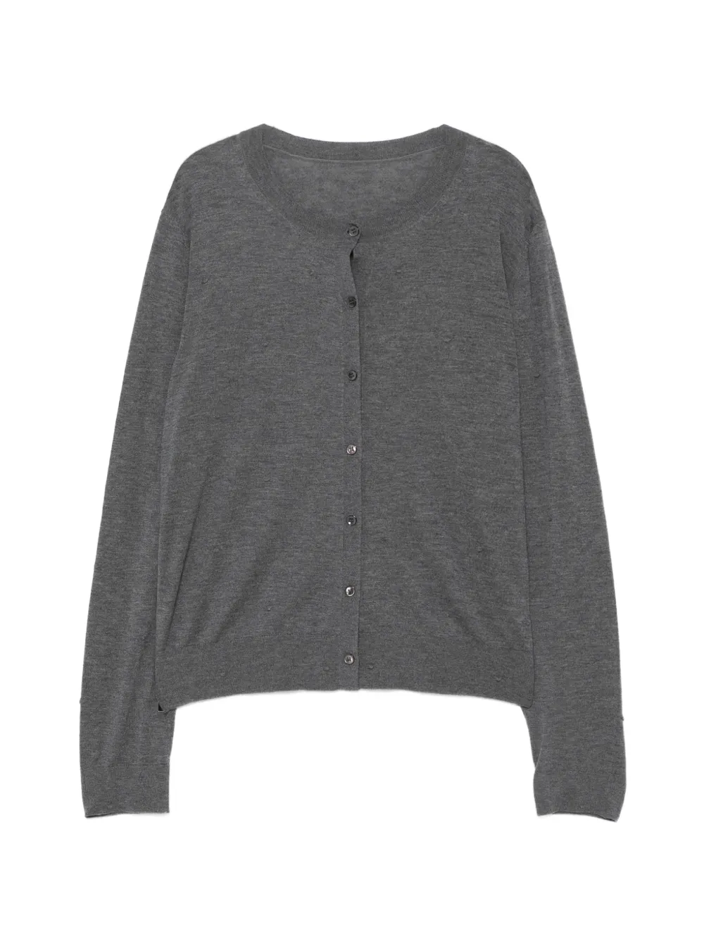 Jnby Minimalist Cardigan In Gray