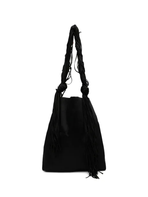 JNBY fringed single-shoulder bag