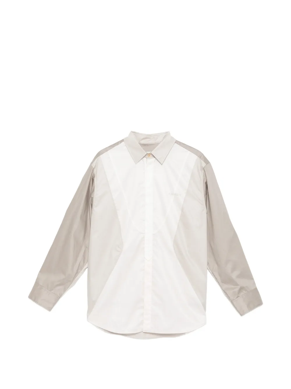 CROQUIS color-block shirt - Nude