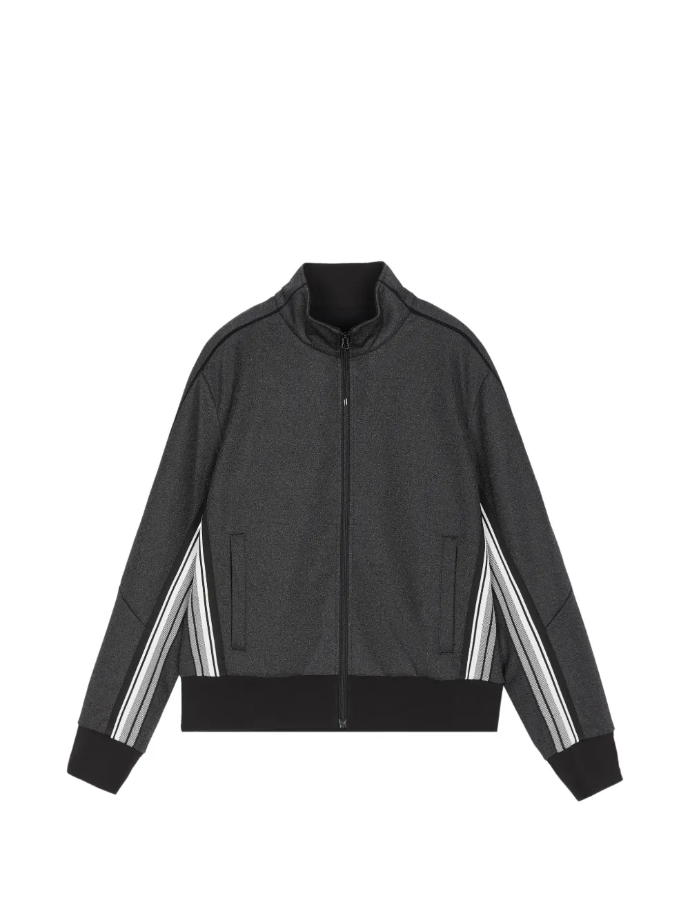 CROQUIS Gestreifte Sweatshirtjacke - Grau