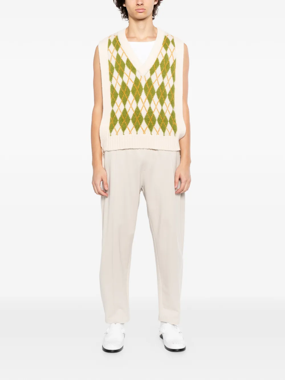  Croquis Tapered Drawstring Trousers - Neutrals 
