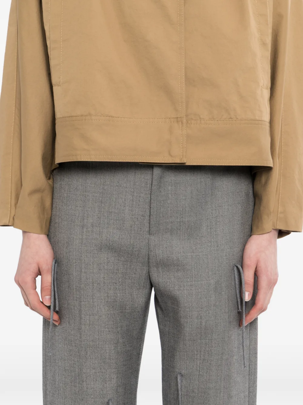 JNBY Broek met kwastjes Grijs