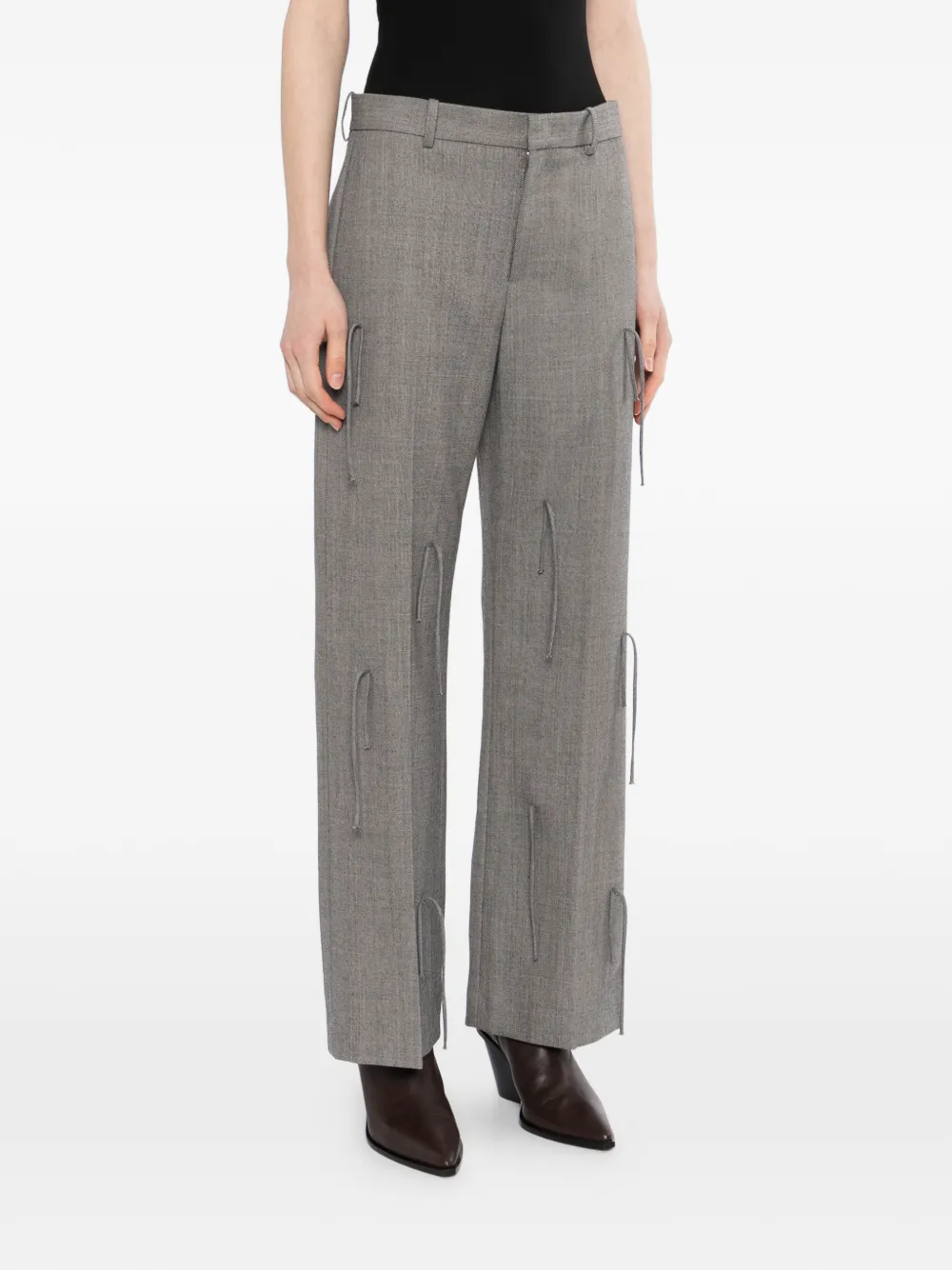 JNBY Broek met kwastjes Grijs