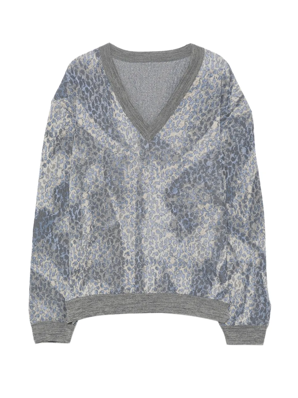 JNBY animal-print sweater - Grigio