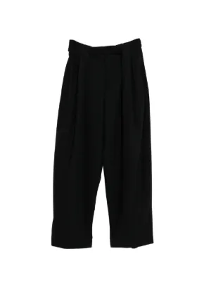 La Piscine Wrap Trousers | Black | FARFETCH JO