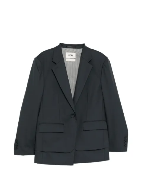 LESS Blazer met gekerfde revers