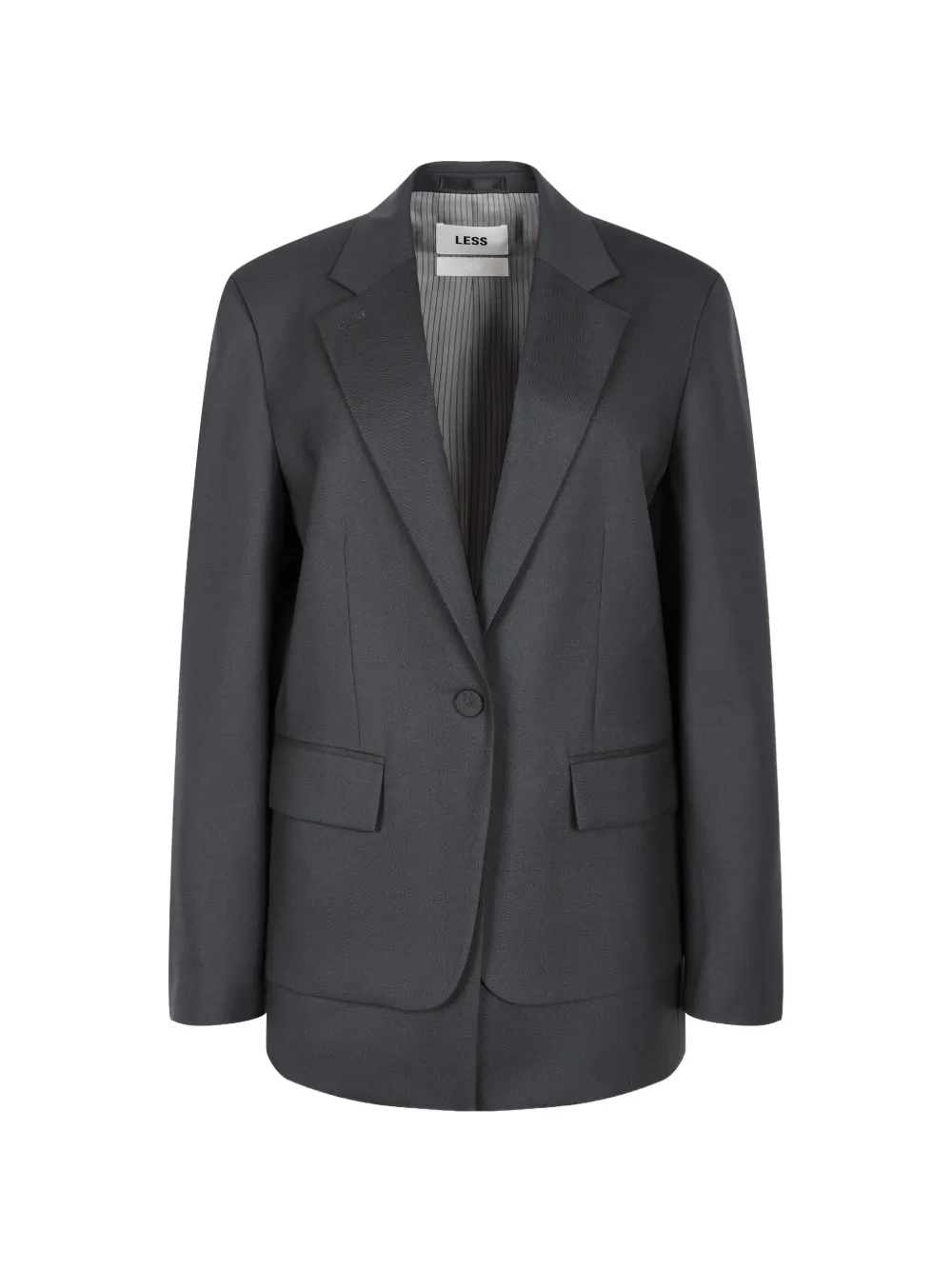 LESS Blazer mit fallendem Revers - Grau