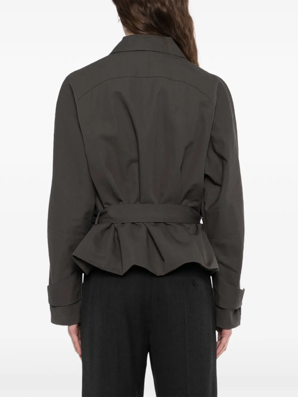 Jnby Raglan Tie Jacket - Grey 