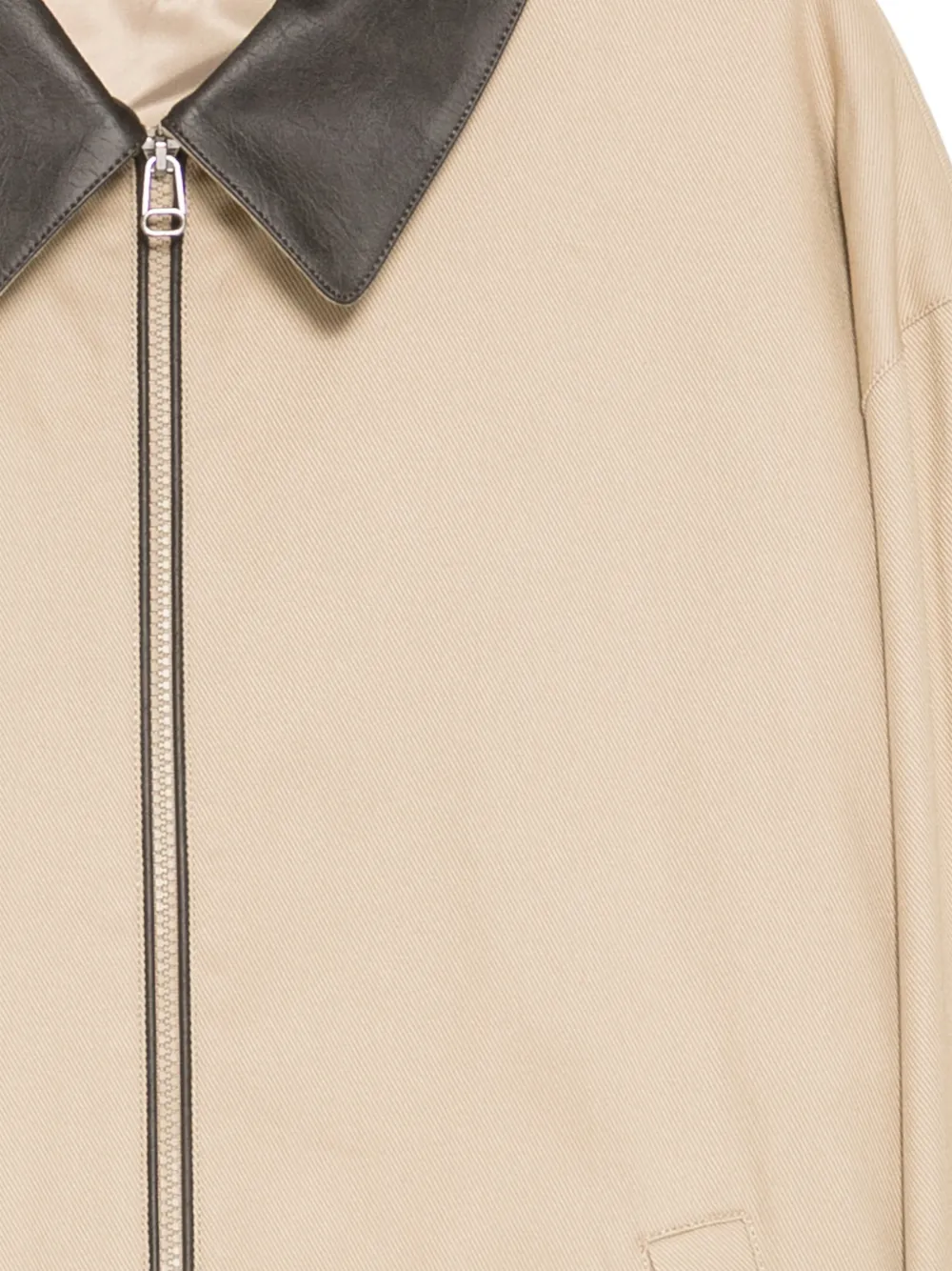  Croquis Contrasting Collar Jacket - Neutrals 