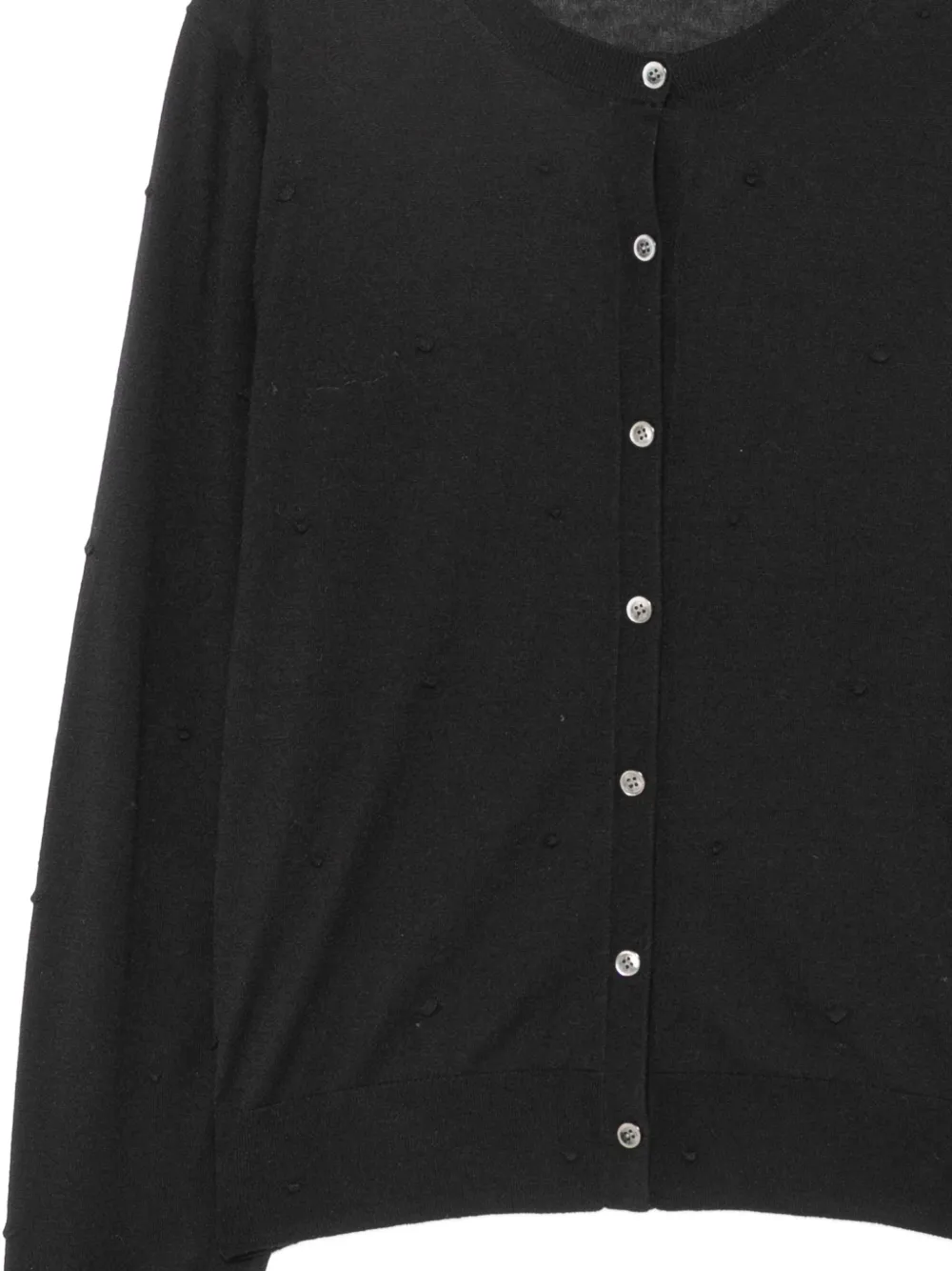  Jnby Button-fastening Cardigan - Black 