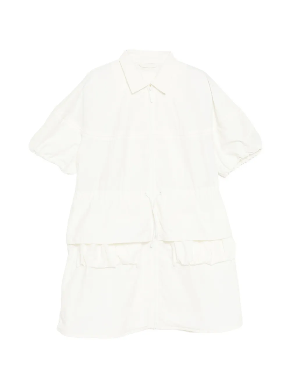 Jnby A-line Short Sleeve Dress In White