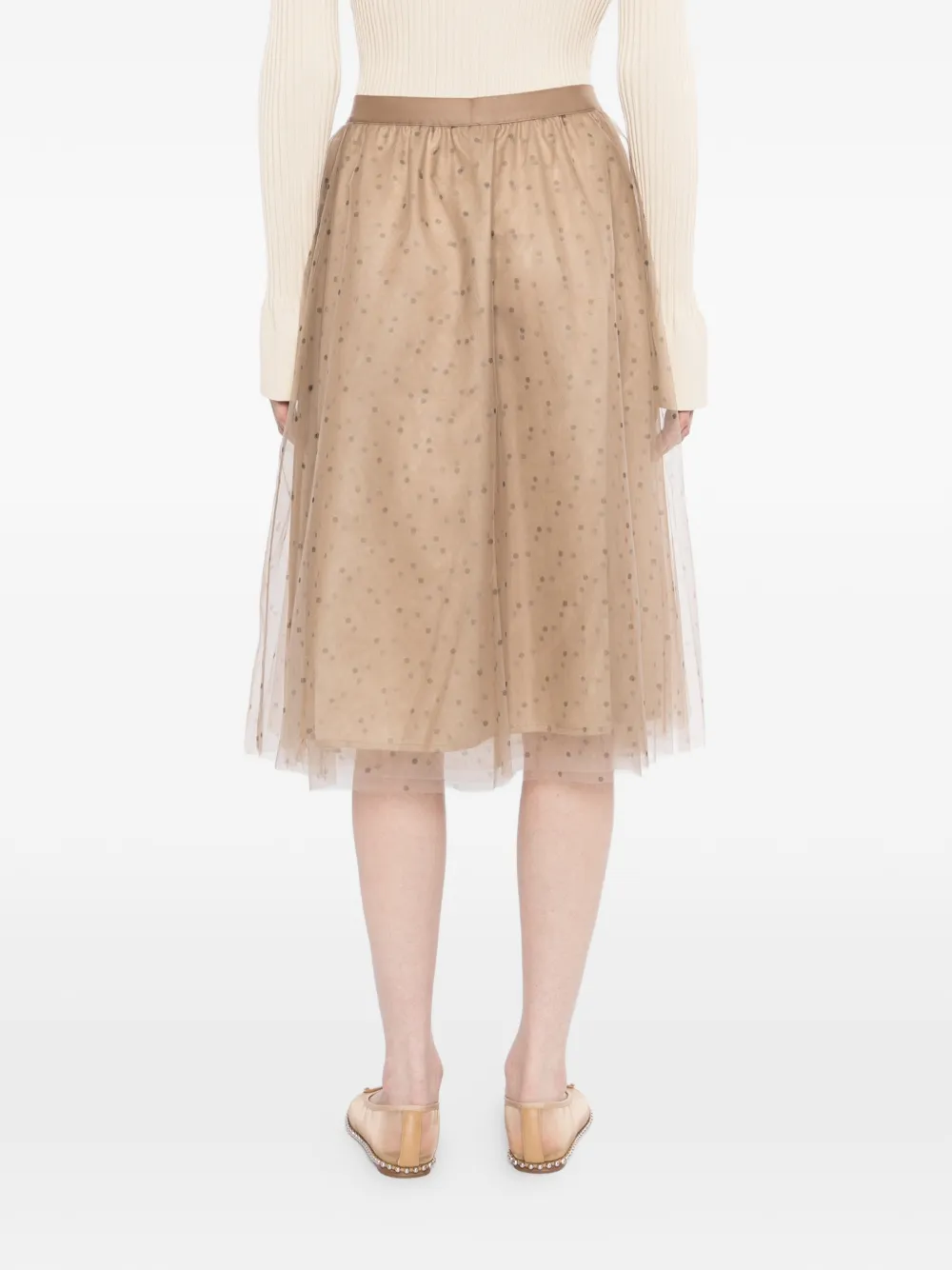 JNBY Midi-rok met stippen Beige