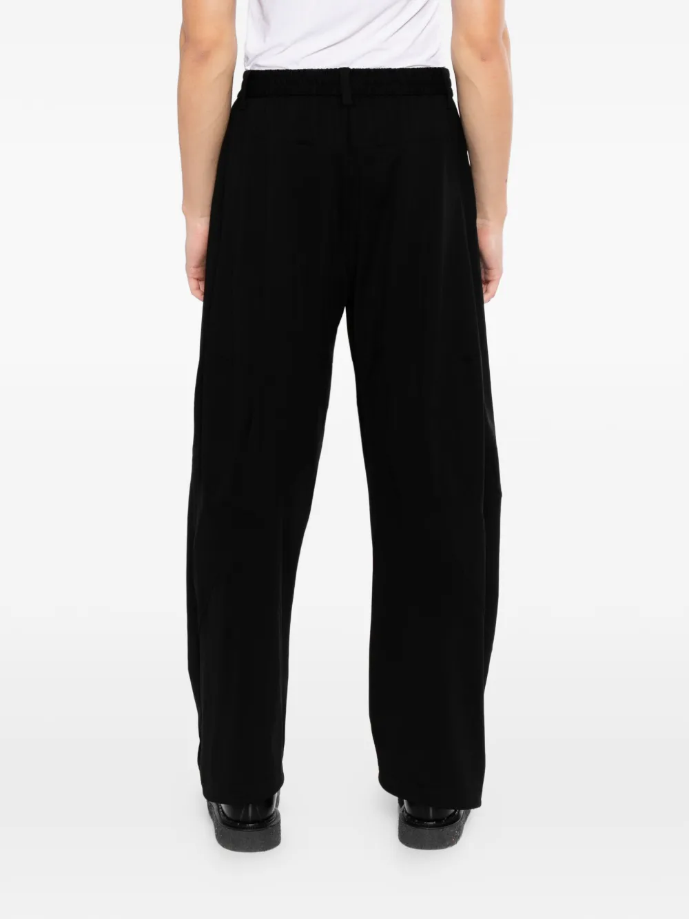 CROQUIS Broek met toelopende pijpen Zwart