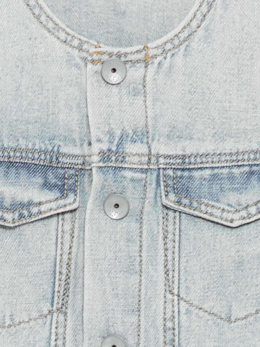 jnby by JNBY Mouwloze jurk met knopen Blauw