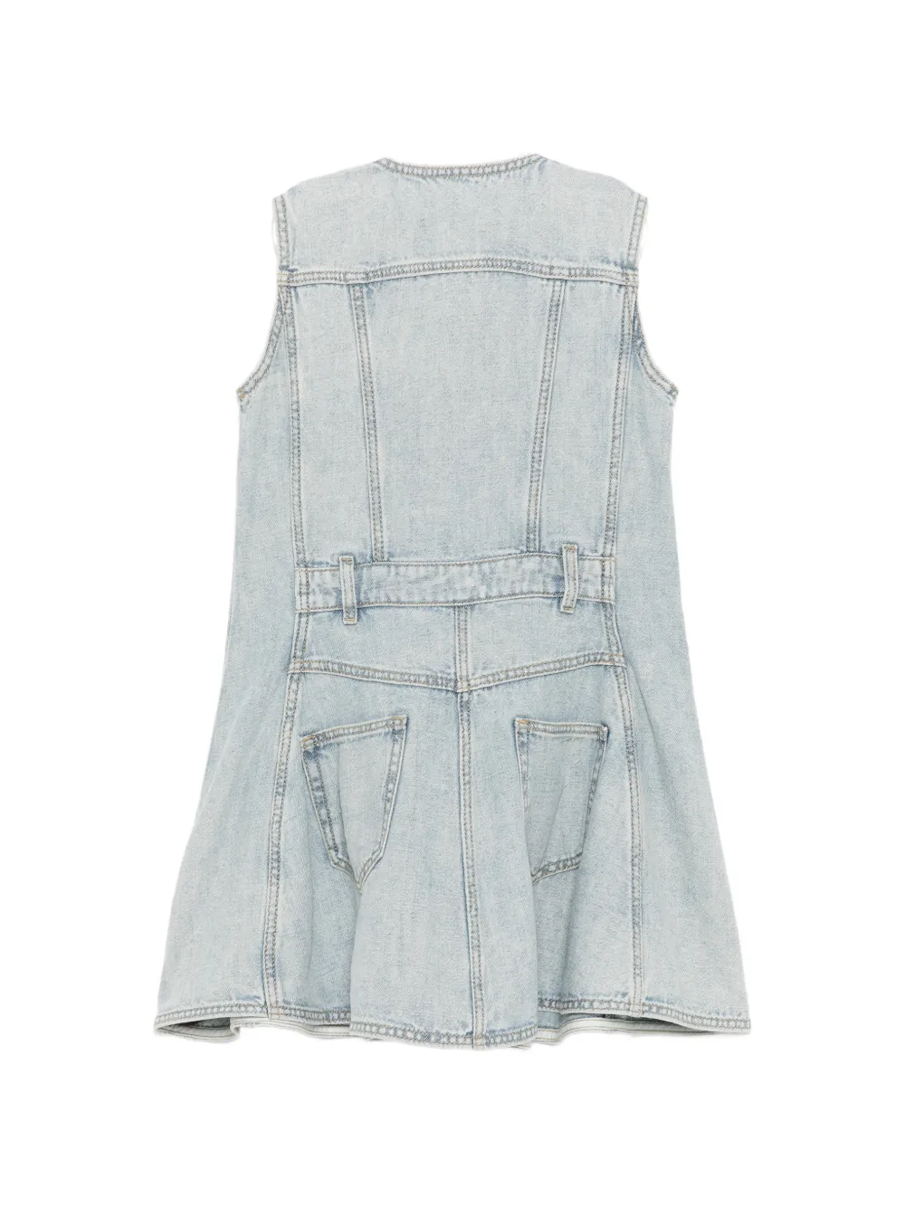 jnby by JNBY Mouwloze jurk met knopen Blauw