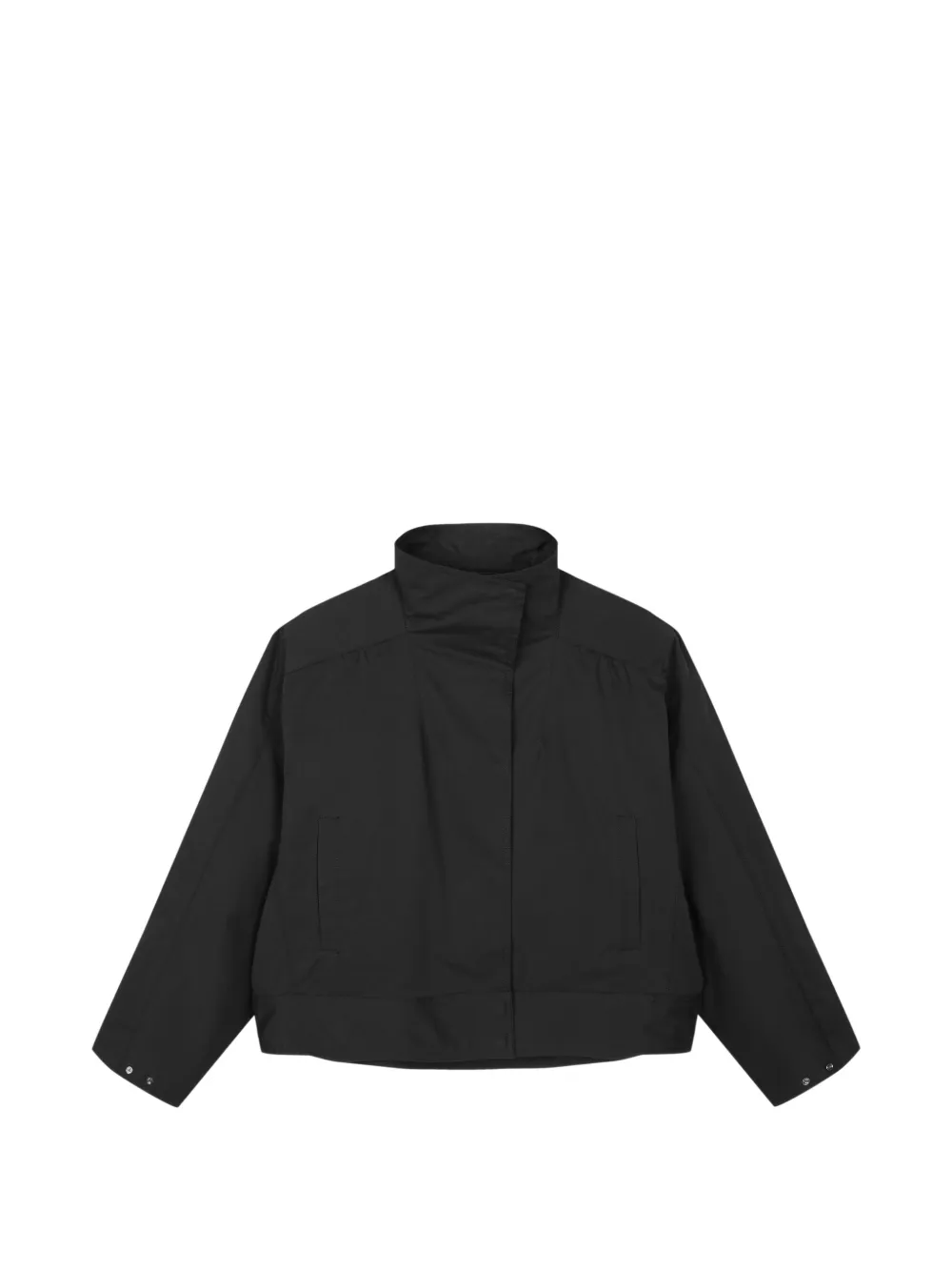 JNBY veste en coton à coupe crop - Noir JNBY veste en coton à coupe crop - Noir