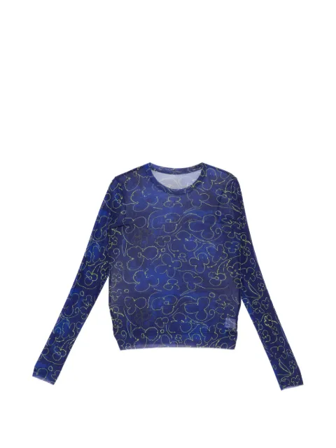 JNBY floral fitted long sleeves T-shirt