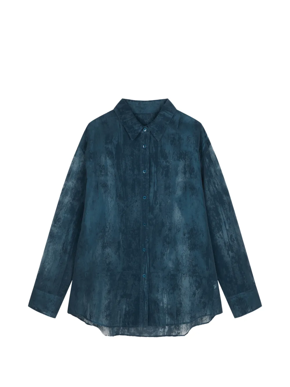 JNBY oversized see-through shirt - Blue