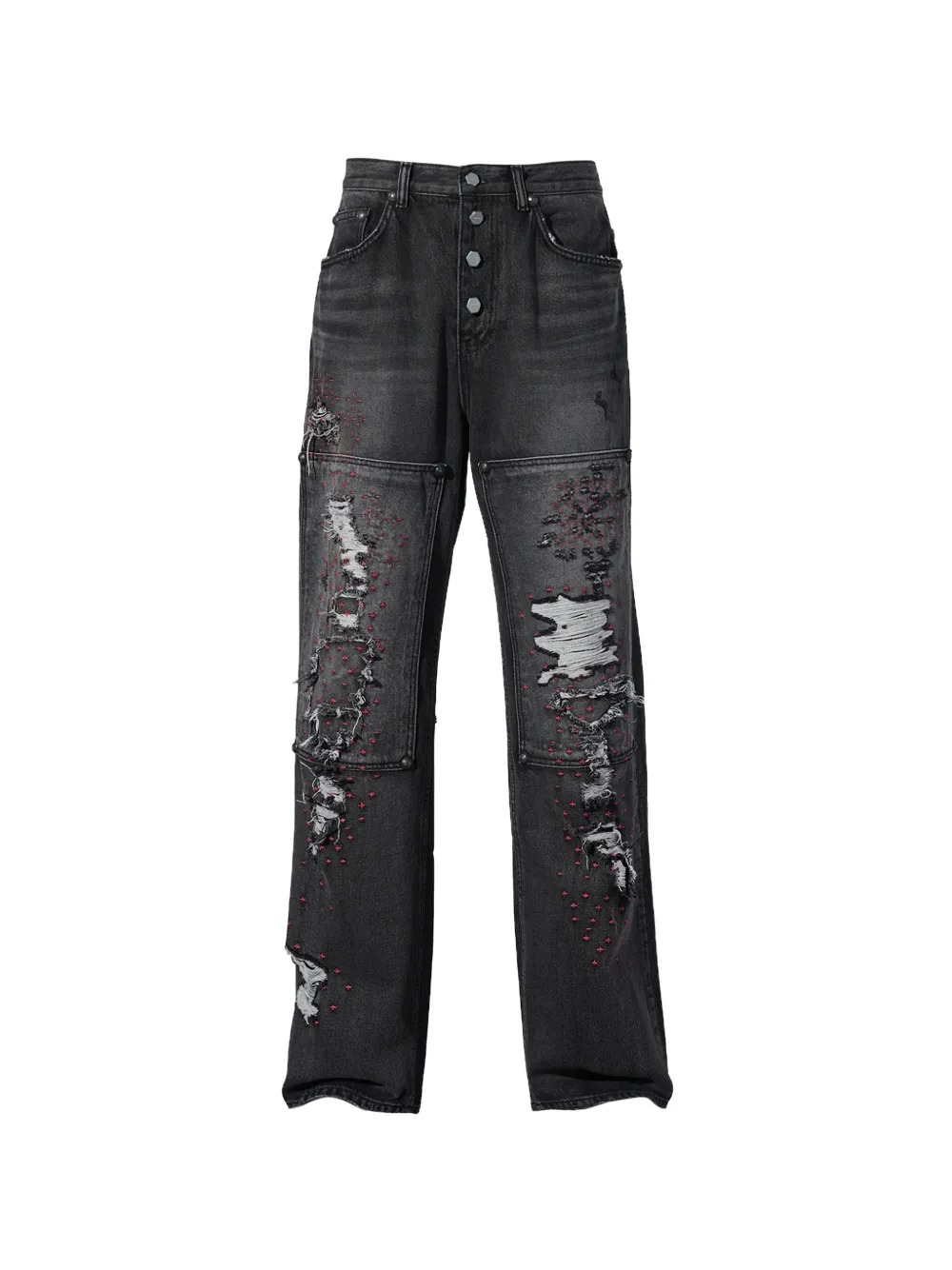 THUG CLUB Jeans dritti - Grigio