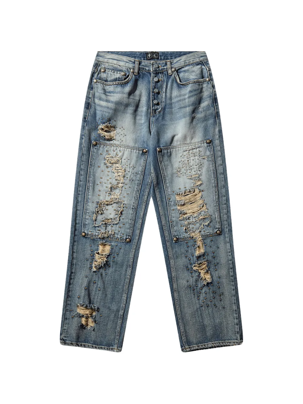 THUG CLUB distressed jeans - Blu