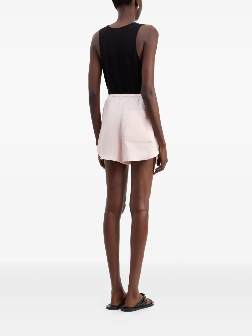 LouLou de Saison Shorts met elastische taille Roze