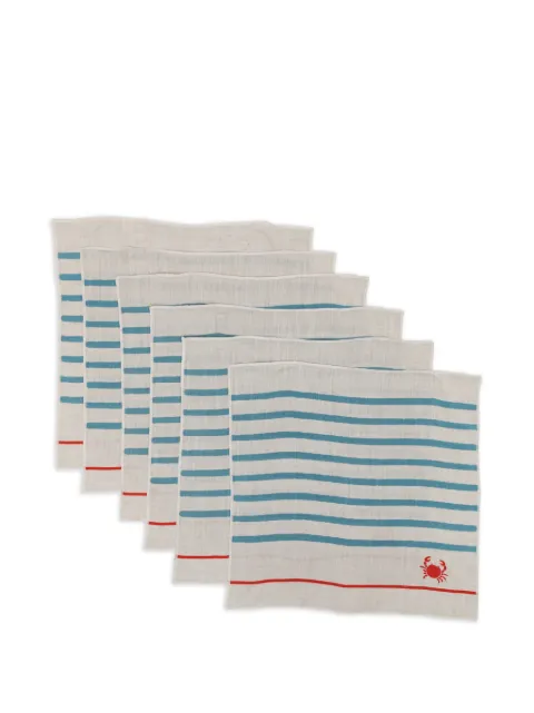 Bambah striped napkins (set of six)