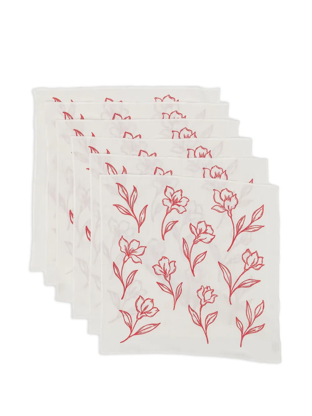 Bambah Camilla napkins (set of six) - Bianco