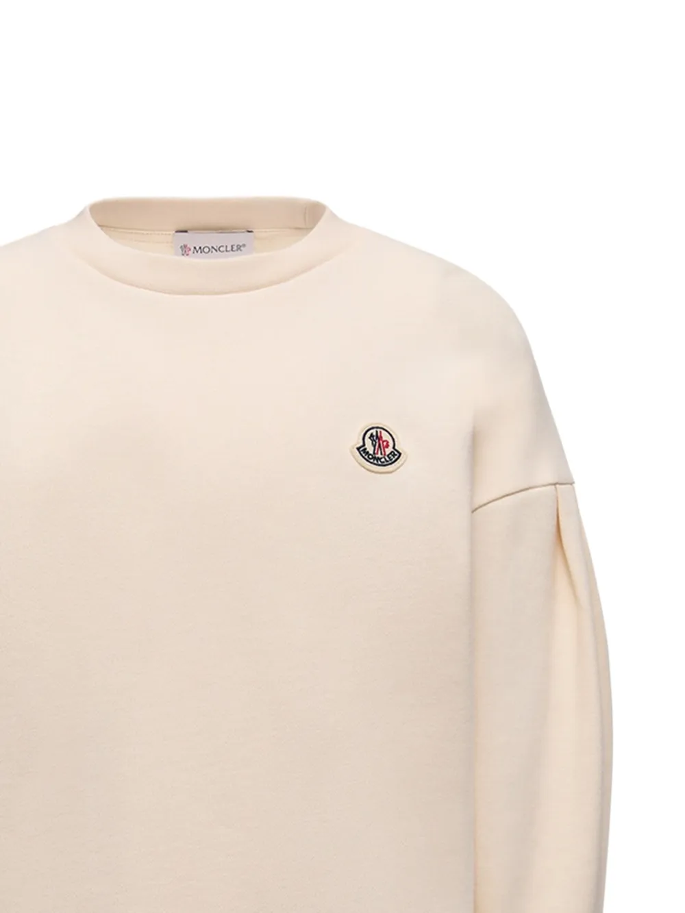  Moncler Enfant Crew-neck Beige Sweatshirt - Neutrals 