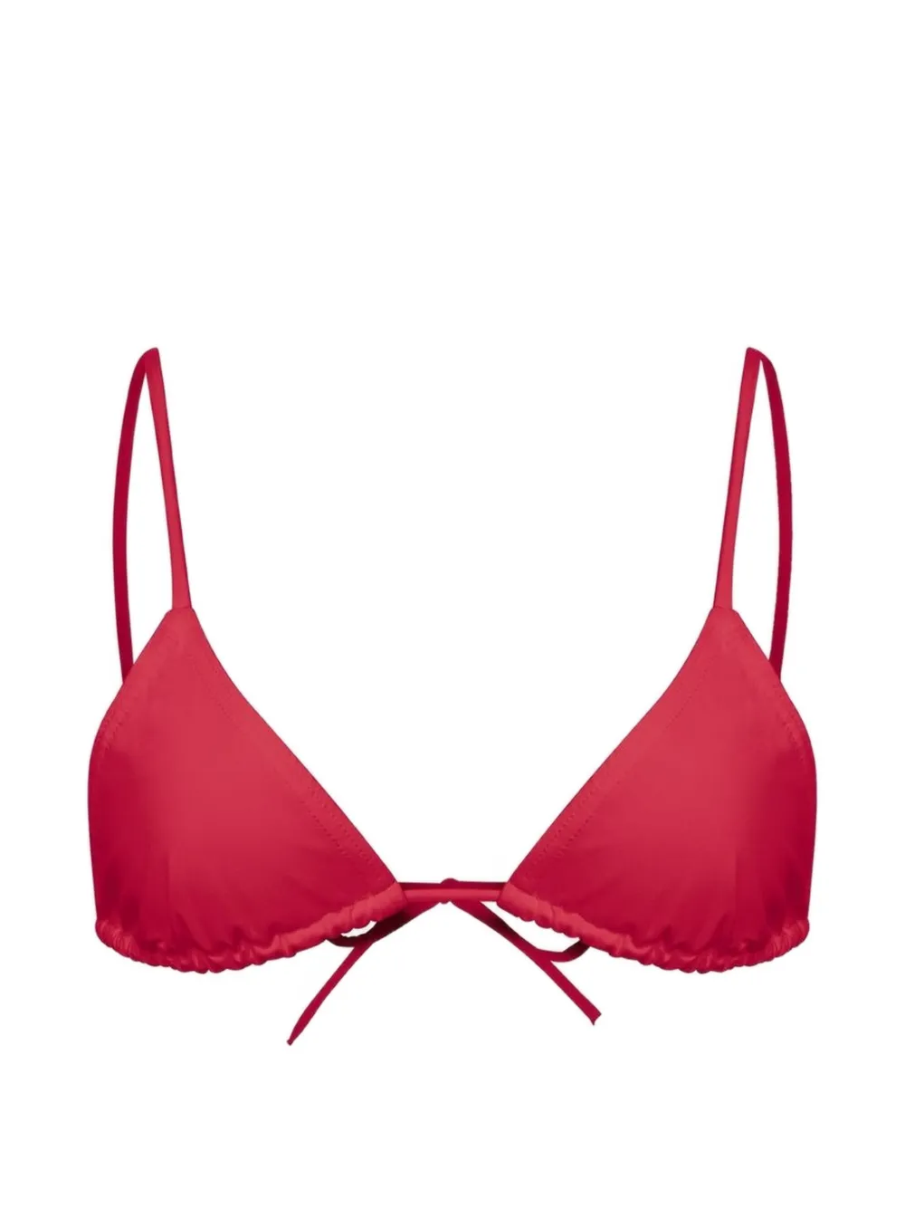 LouLou de Saison Top bikini triangolare - Rosso