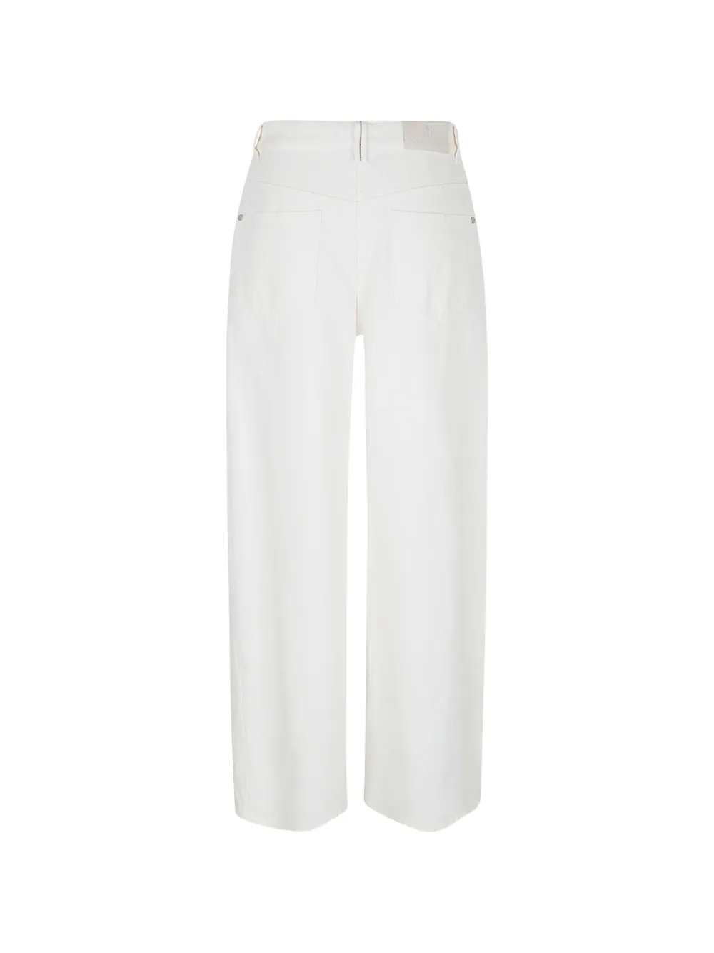 Brunello Cucinelli Broek met wijde pijpen Wit