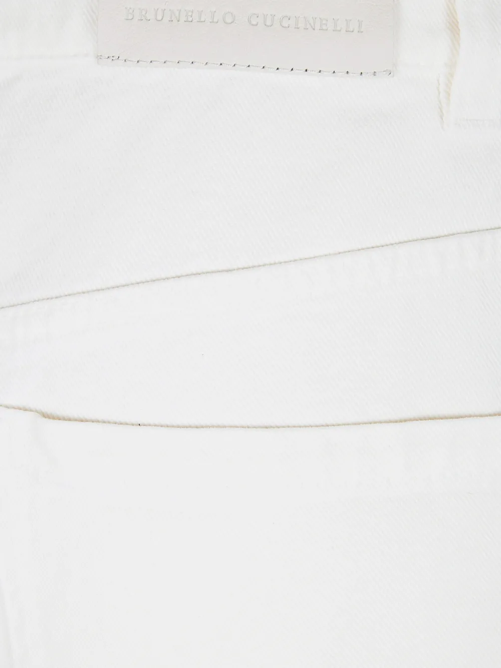 Brunello Cucinelli Broek met wijde pijpen Wit
